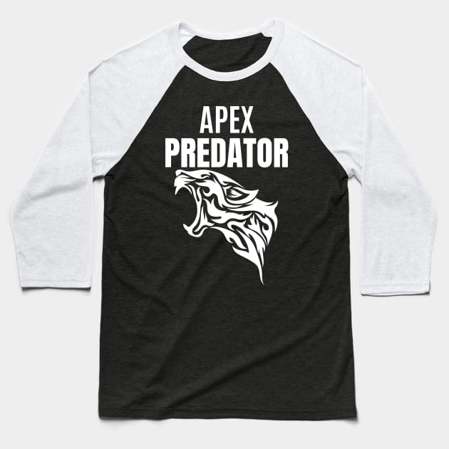 Apex Predator - panther Baseball T-Shirt by RIVEofficial